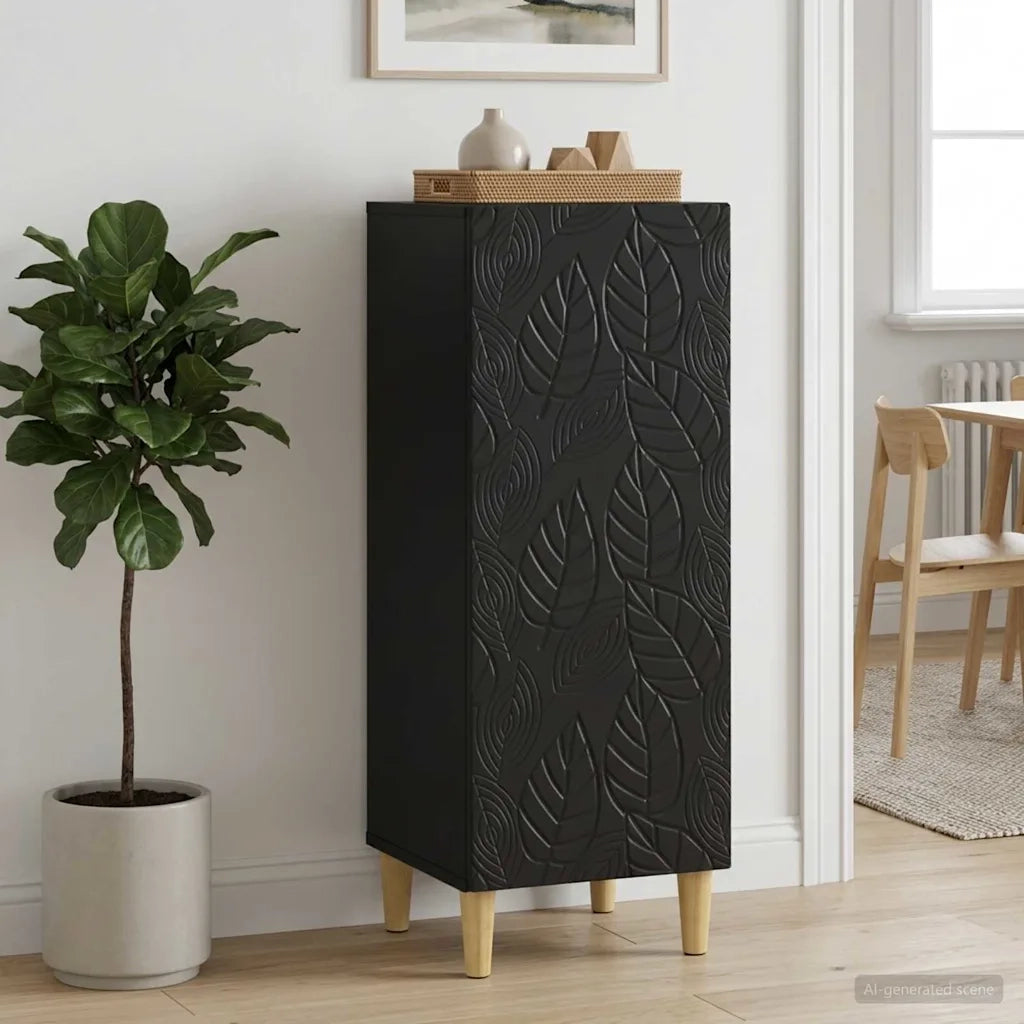 Credenza Nero 33 x 34,5 x 90 cm Legno ingegnerizzato 895056