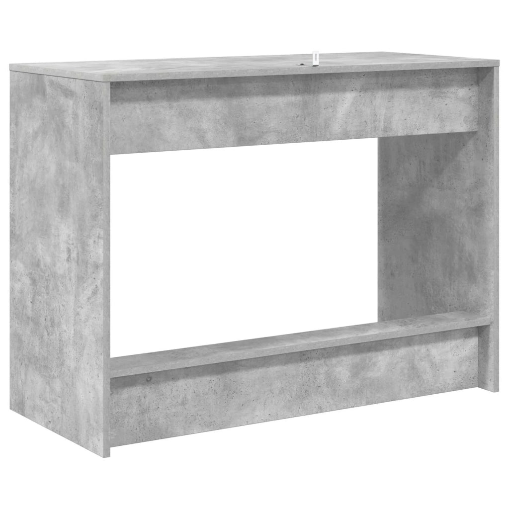 Scrivania Letto Grigio Cemento Legno ingegnerizzato 893734