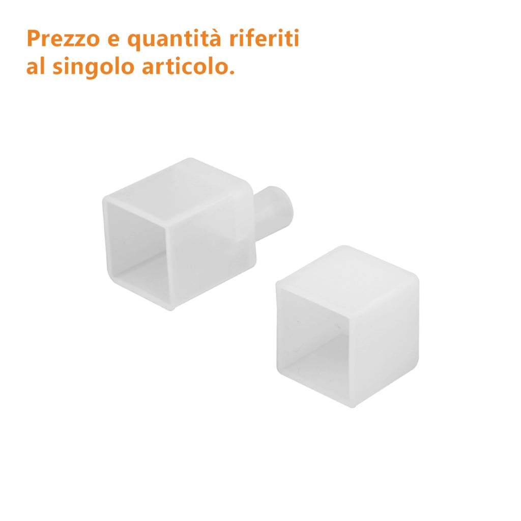 Alcapower Kit Cappucci di Chiusura per Striscia LED Wall Washer, Accessorio per Installazione Professionale, Compatibilità Garantita, Set Completo