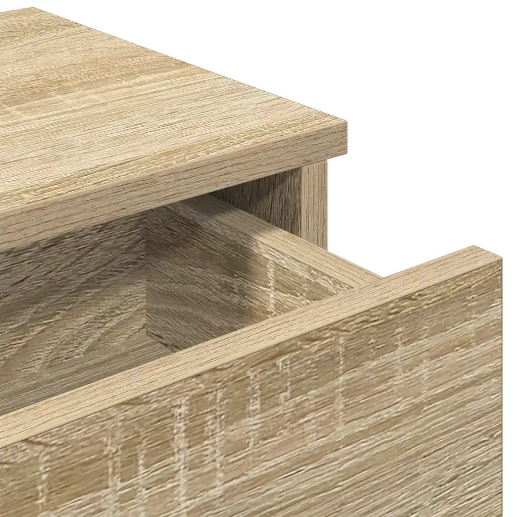 Scaffale a Parete con Cassetti Sonoma 60x28x15 cm in Truciolato 859943