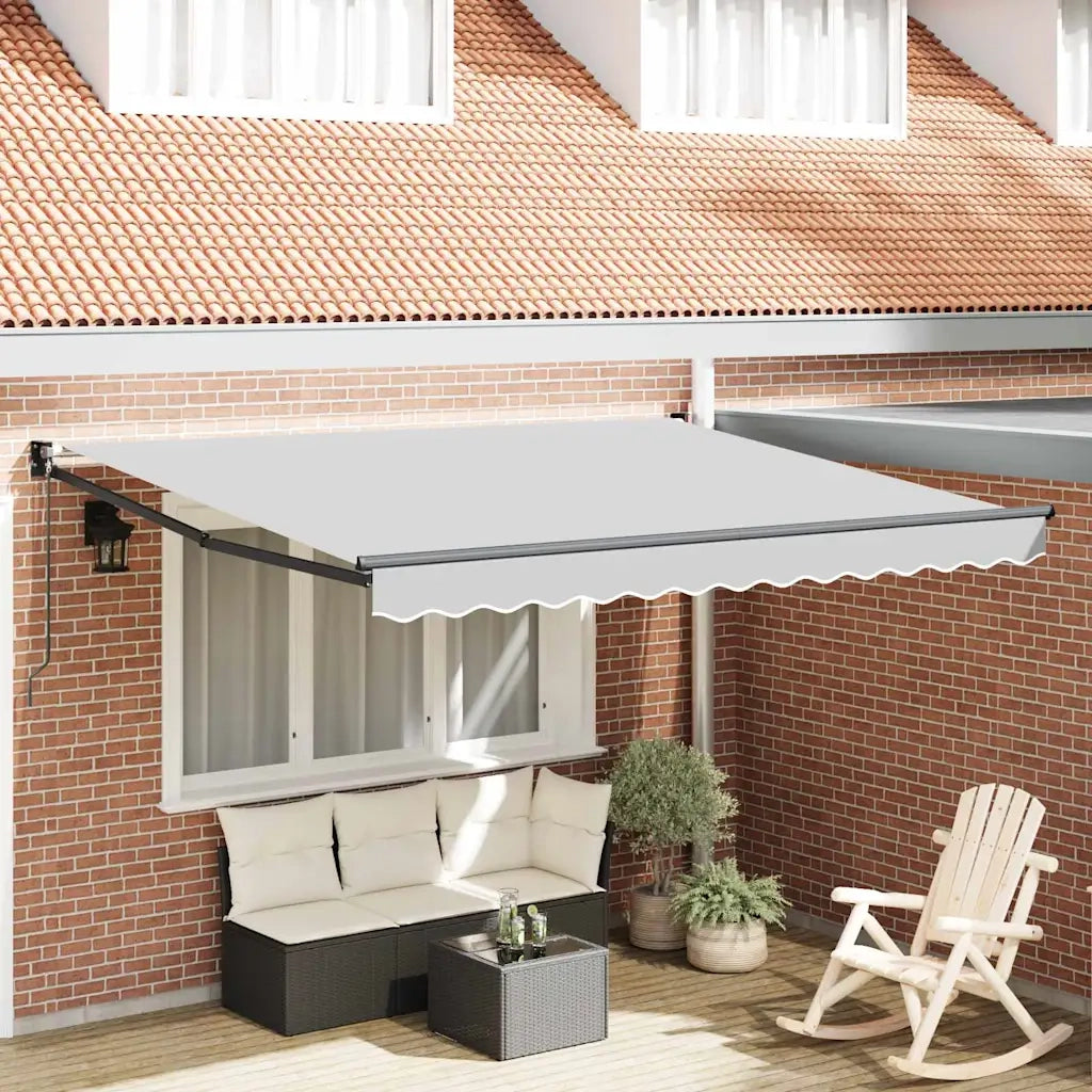 Tenda da Sole Antracite 3 x 2,5 m Metallo 362026