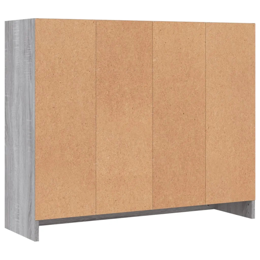 Credenza-Buffet-Armadio da cucina Grigio Sonoma 91x28x75 cm in Legno Multistrato