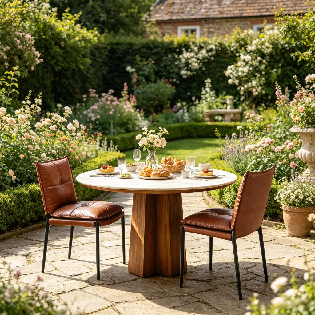 SEDIA da pranzo imbottita 48x55x87 cm nero/marrone Set da 2 pezzi
