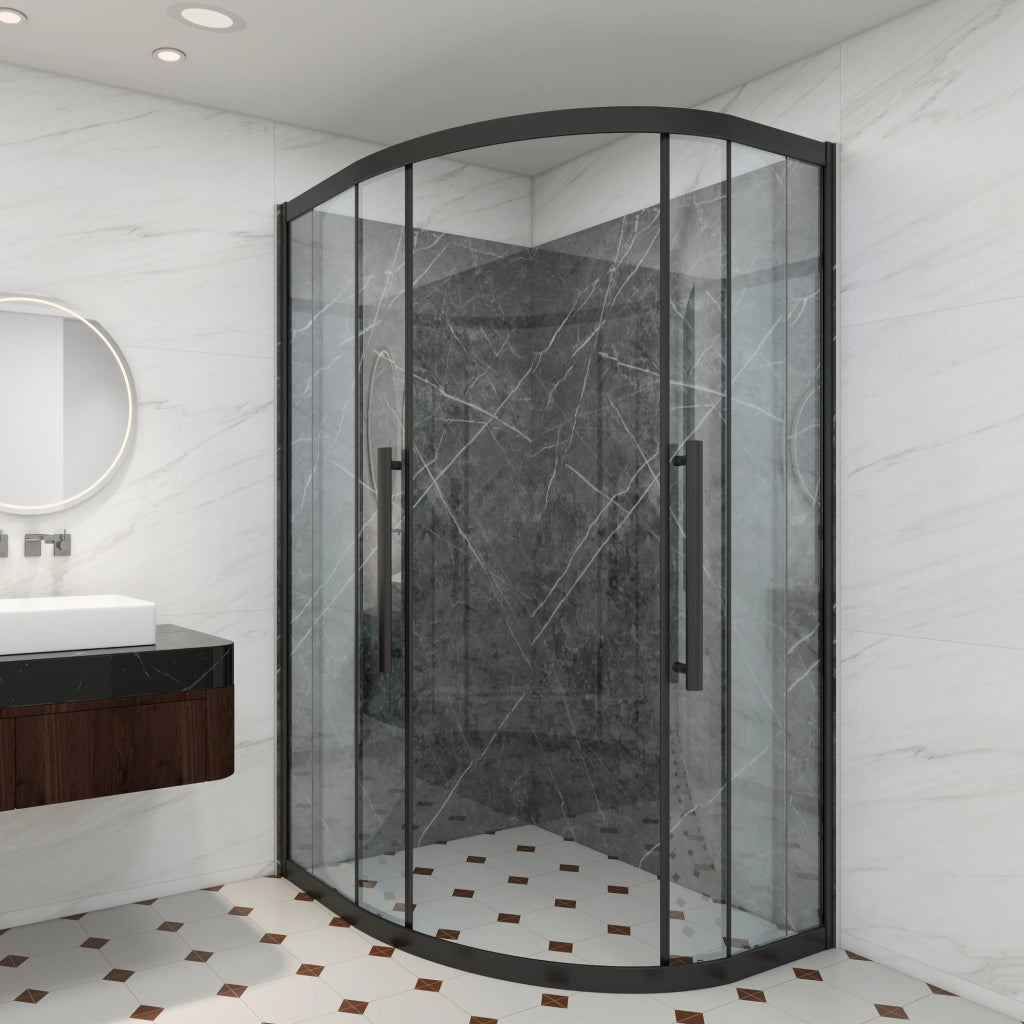 Set Bladel di 16 Pannelli Decorativi in PVC per Parete - Effetto Marmo Grey Diamond [neu.haus]