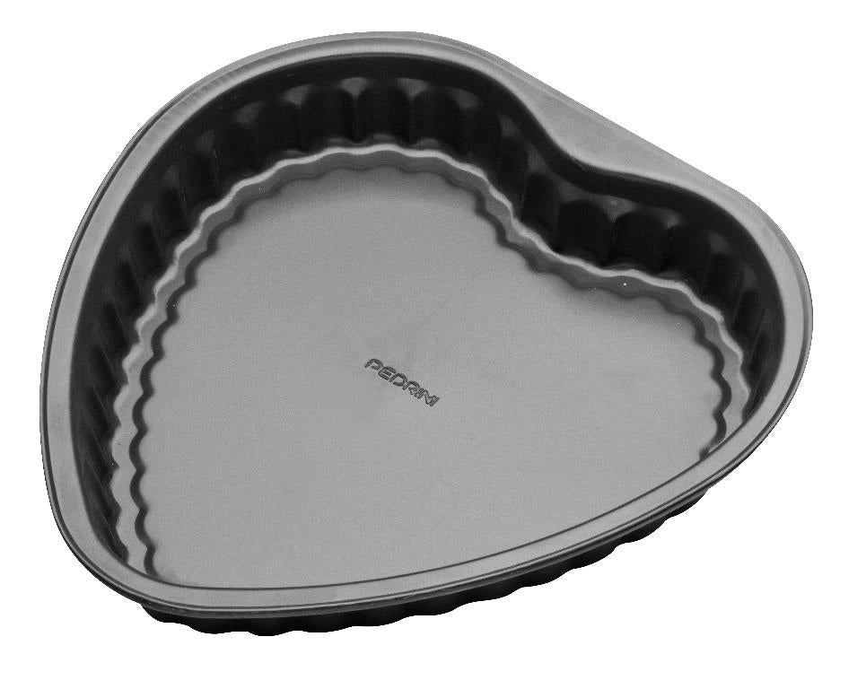 Forma Tortiera dolci torte cuore Chocolate 25 x 25 cm Pedrini