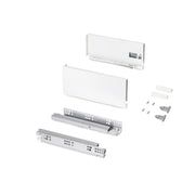 Cassetto esterno Protone 30kg, guide di estrazione totale con una chiusura soft, altezza 131mm, profondità 300mm, Acc..