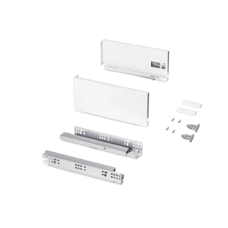 Cassetto esterno Protone 30kg, guide di estrazione totale con una chiusura soft, altezza 131mm, profondità 300mm, Acc..