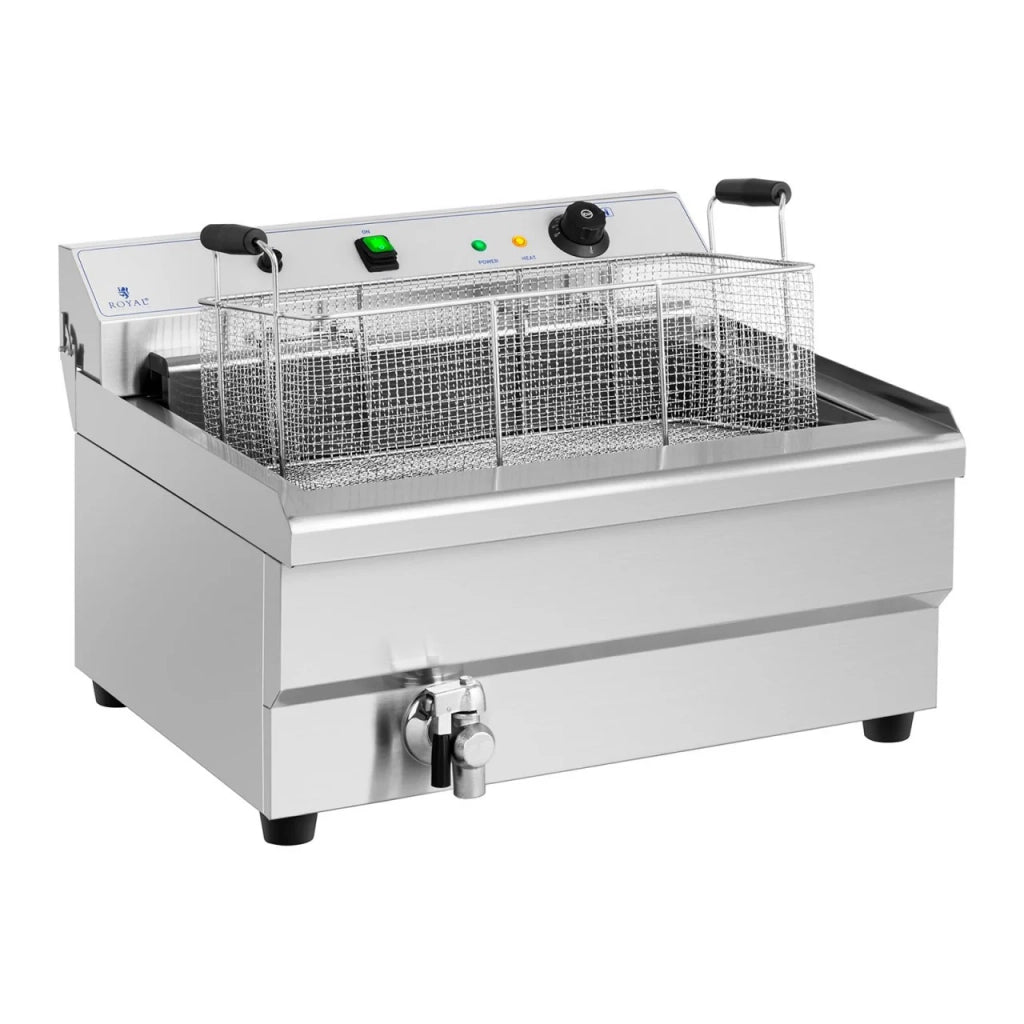 Friggitrice professionale per ciambelle da ristorante 30 litri 9000 W zona fredda 14_0001770