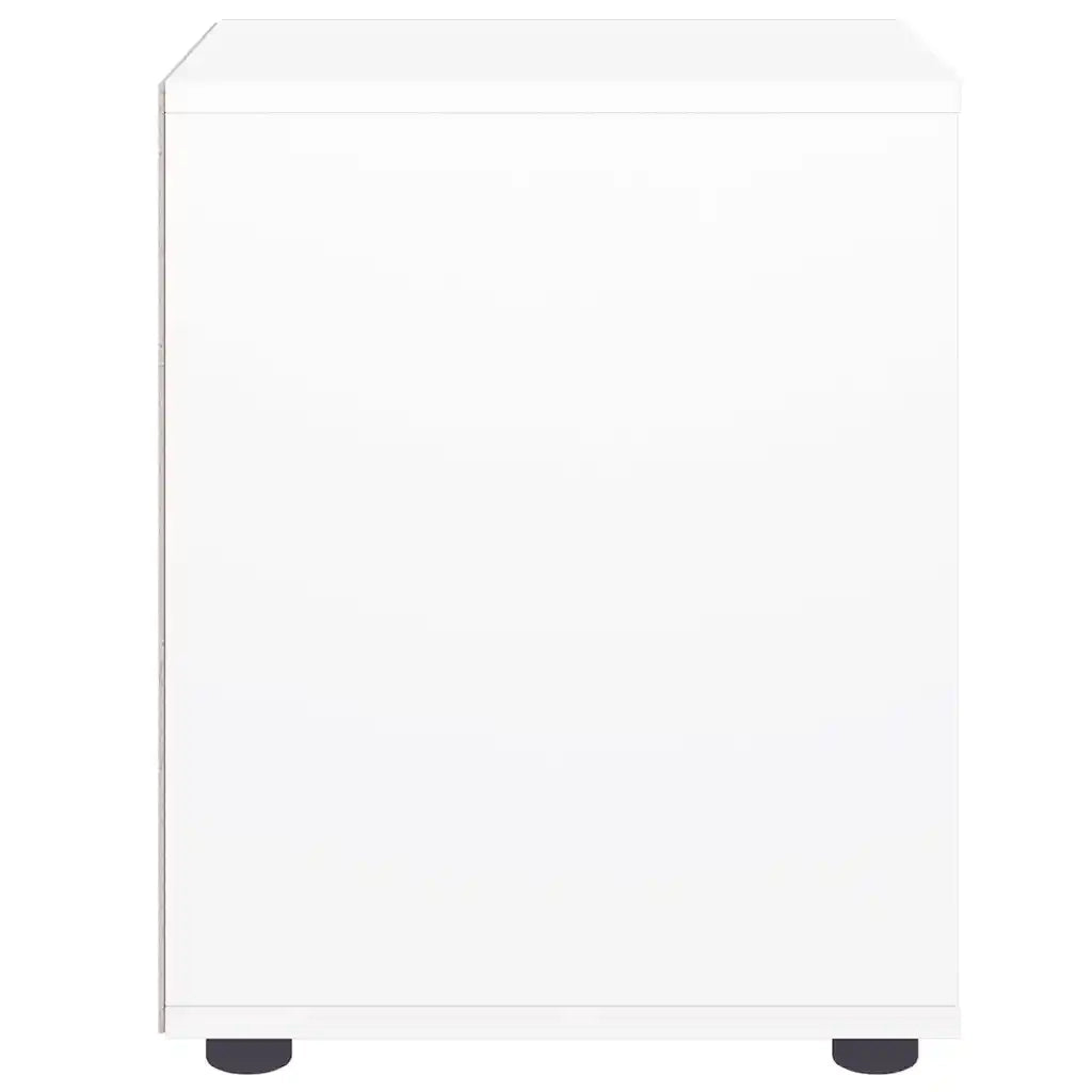 Comodino VISNES Bianco 45x40x50 cm in Legno Multistrato 4108280