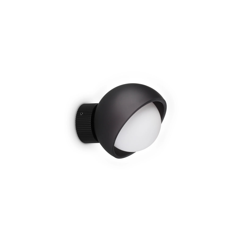 Applique Bloom 1 Luce G9 Nero
