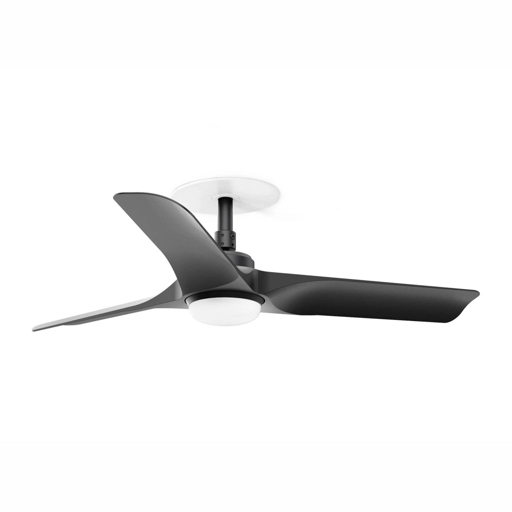 HEY RECESSED S LED Ventilatore da soffitto nero 10W SWT