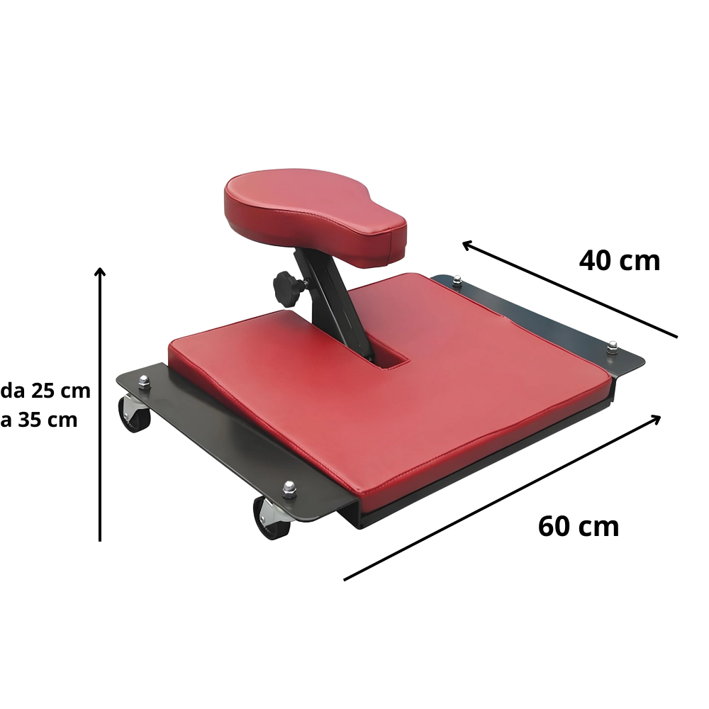 Seggiolino nelson regolabile inginocchiatoio con ruote posa piastrelle
