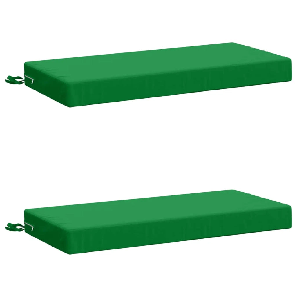 Cuscini per Panchina a 2 Pezzi SOEST 2 pz 100% Poliestere Verde 949527