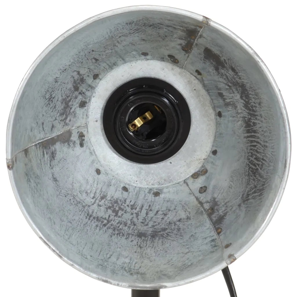 Lampada da Scrivania 25 W Argento Vintage 18x18x60 cm E27 371949