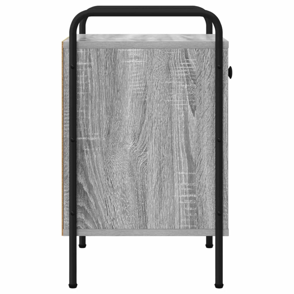 Armadio da Notte 2 pz Sonoma grigio 35 x 36,5 x 61 cm 8007654
