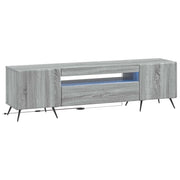 Mobile TV LED Sonoma grigio Legno ingegnerizzato 897571