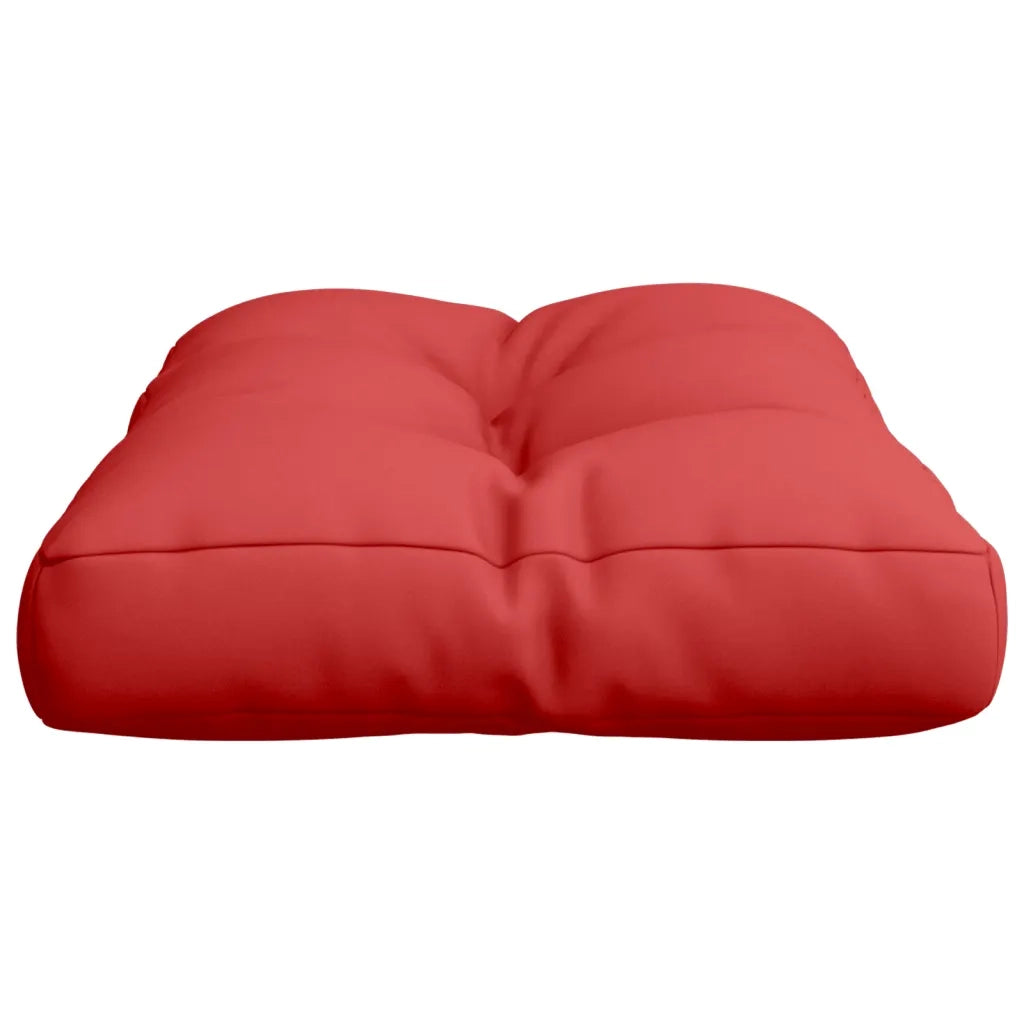 Cuscino per pallet | Cuscini per sedie Rosso 50x40x12 cm in Tessuto