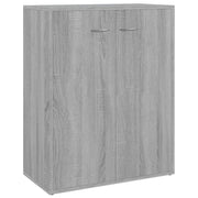 Credenza-Buffet-Armadio da cucina Grigio Sonoma 60x30x75 cm in Legno Multistrato