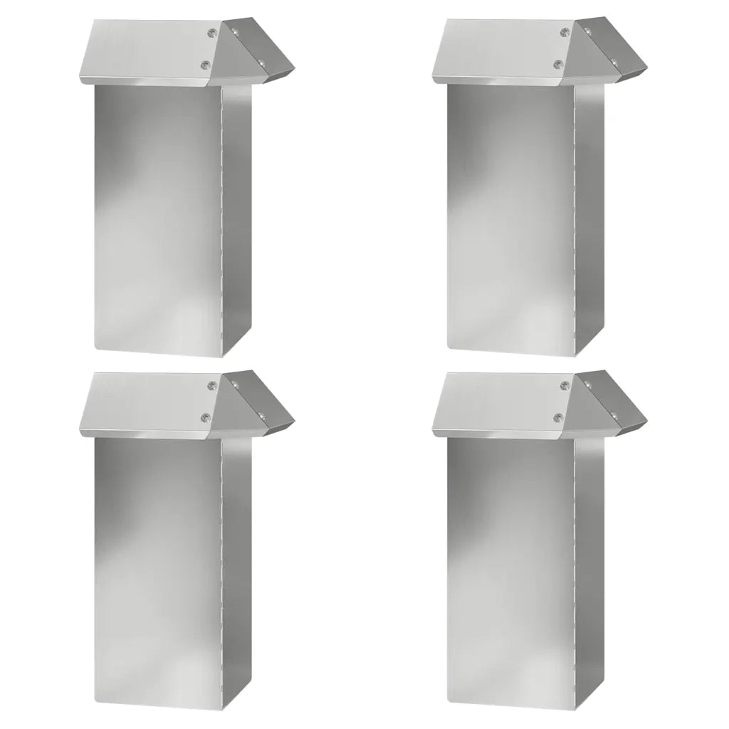 Recinzioni per lumache 8 pcs Argento Acciaio zincato
