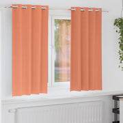 Tende Blackout con Anelli 2 pz Terracotta 175 x 140 cm 4107414