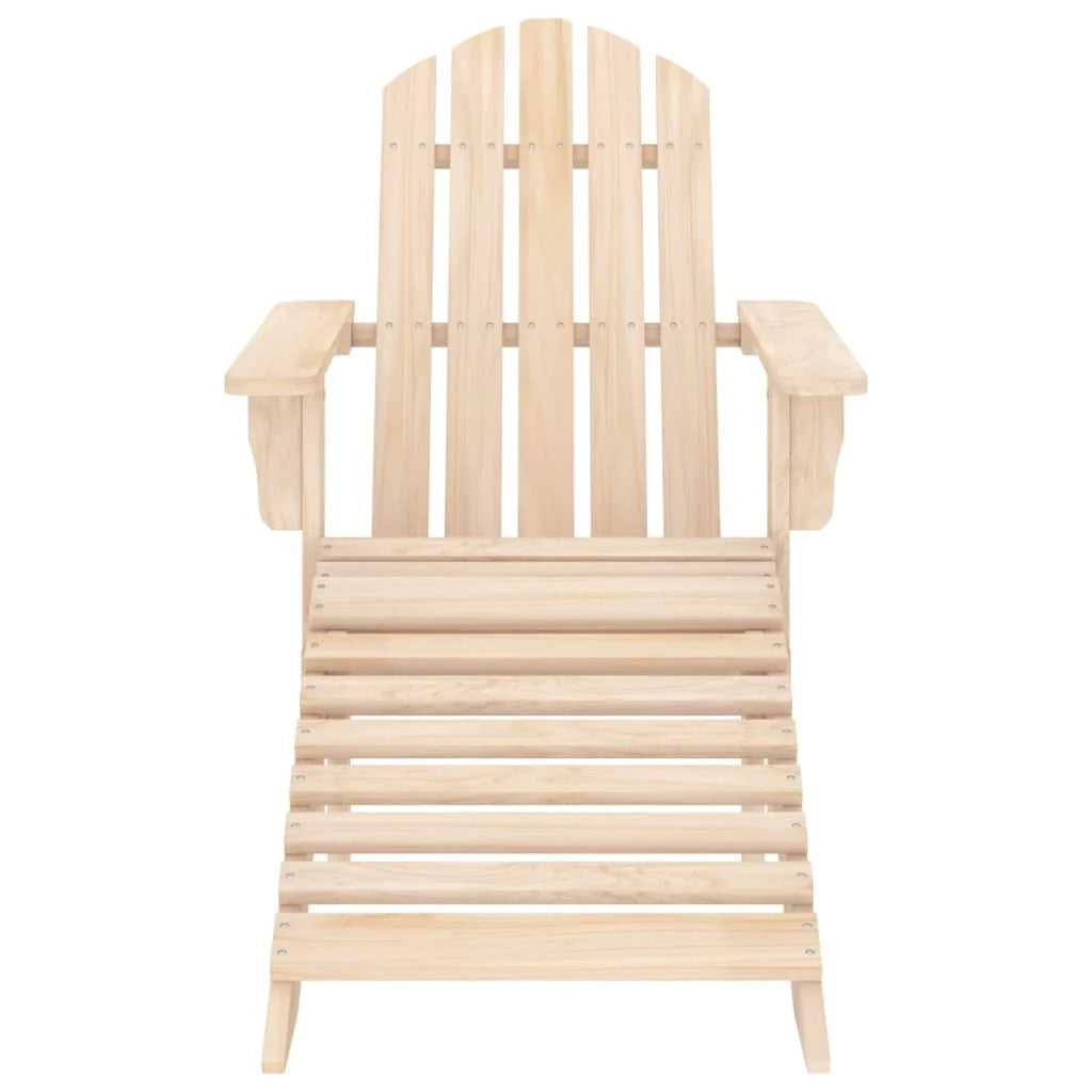 Sedia da giardino Adirondack con poggiapiedi e tavolo in abete 02_0013328
