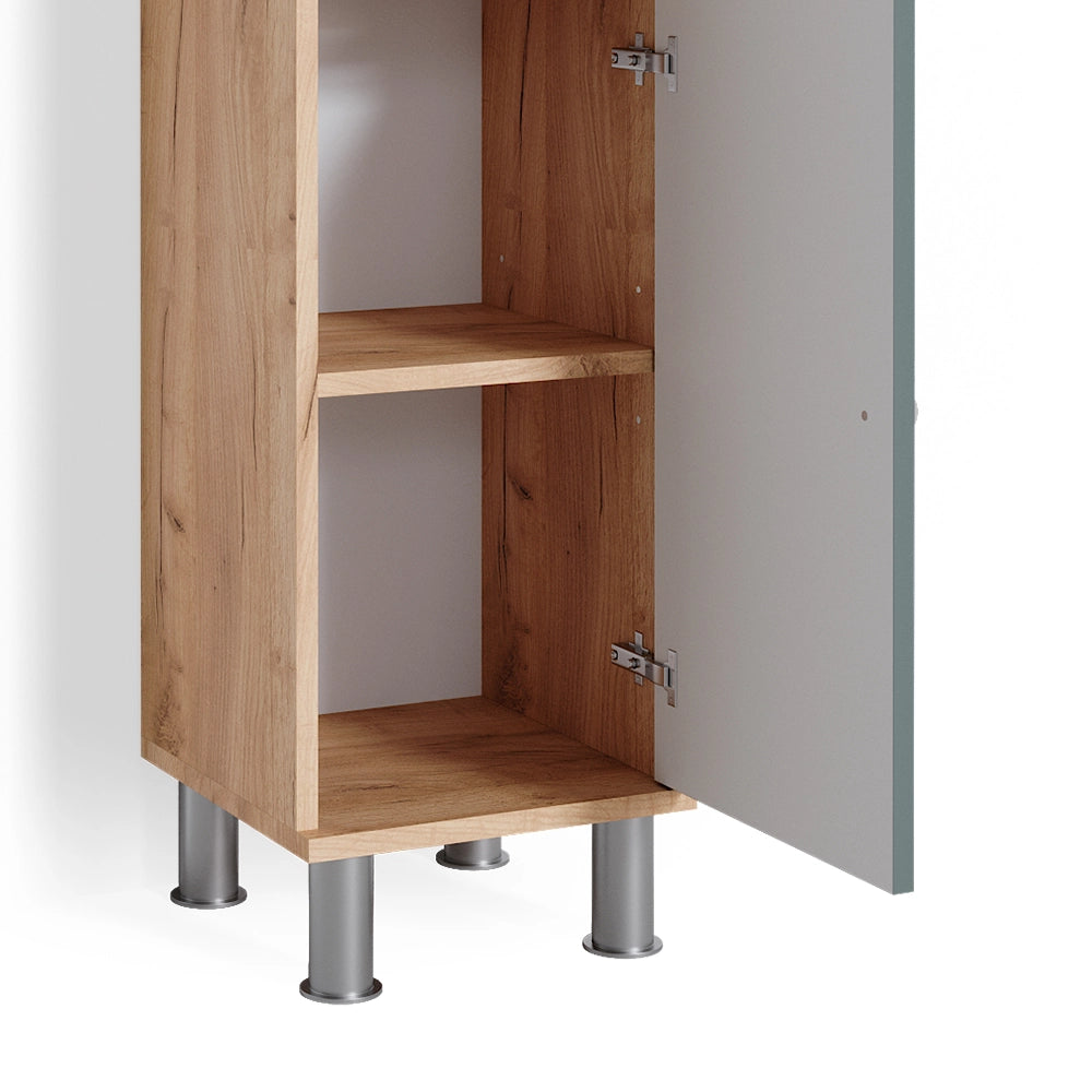Vicco Set mobili bagno Verde 4 parti