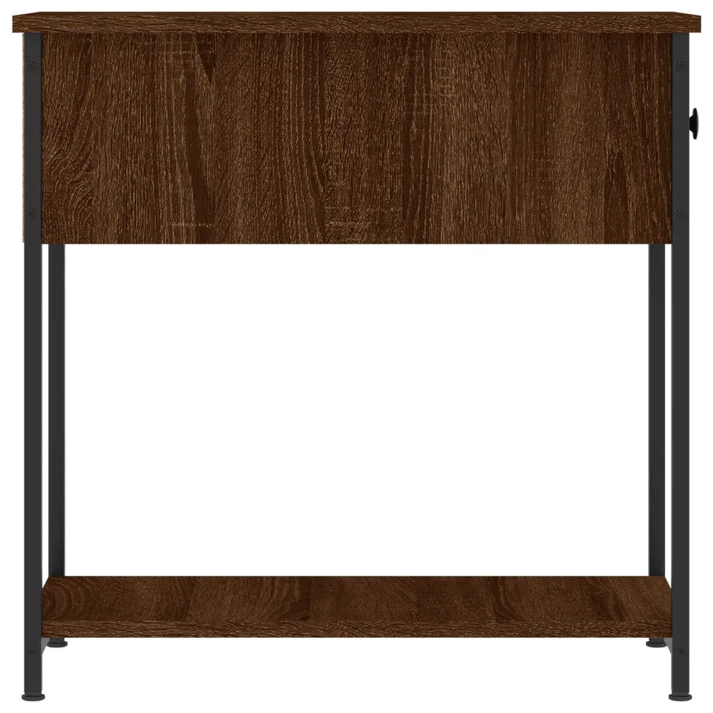 Comodini 2 pz-Set di 2 Tavolino da notte Rovere Marrone 30x60x60 cm in Legno Multistrato 367823