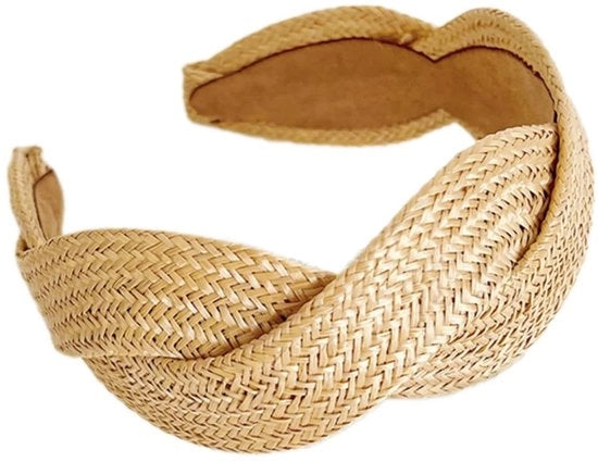 Cintura per capelli per donne - larga fascia modaiola - boho/cintura per capelli - cintura per capelli per yoga - regolabile - alta qualità poliestere - 5,5 cm di larghezza