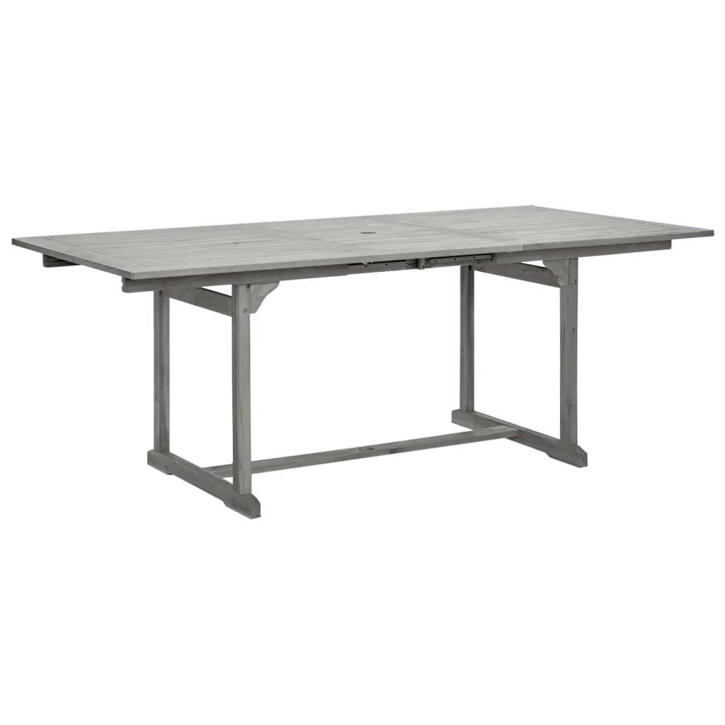 Set da pranzo da giardino 5 pezzi mobili da esterno legno massello di acacia 02_0013747