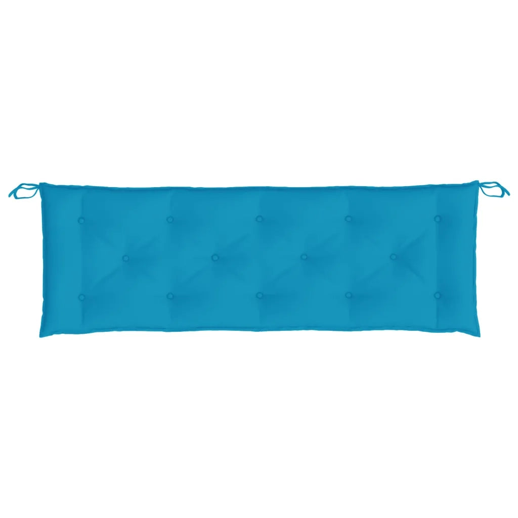 Cuscino per Panca Azzurro 150x50x7 cm in Tessuto Oxford 361606