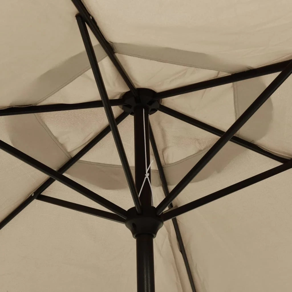 Ombrellone 200 x 211 cm in alluminio color tortora 02_0008730