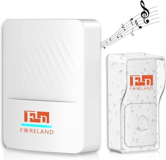 Deurbel Senso Wi-Fi senza Batterie con Scatola Impermeabile e Portata 400m