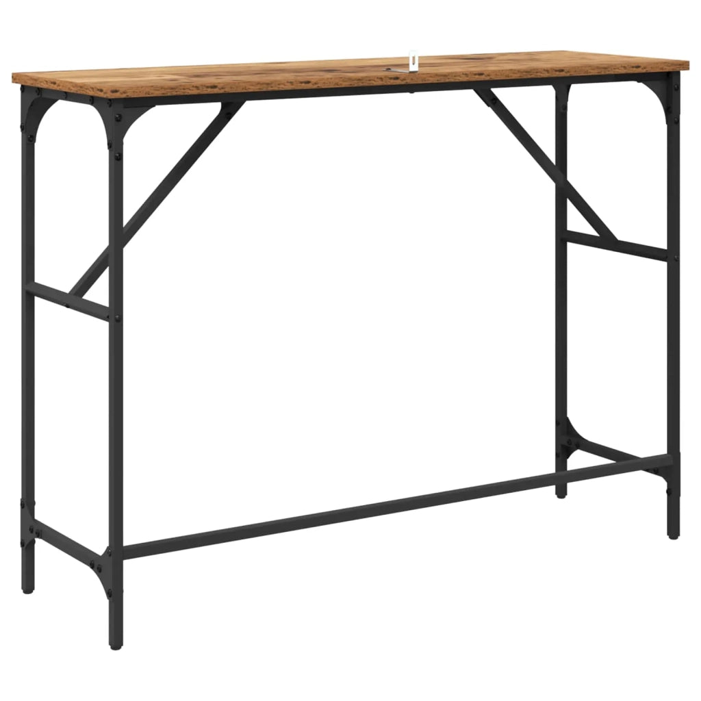 Tavolo consolle Legno vecchio 100 x 32 x 75 cm