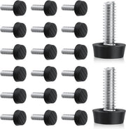 Macchina per livellare gambe mobili per cassetti e scrivanie - 20st 1/4"-20 UNC filo - Pedane di tavolo regolabili con presa antiscivolo - Estensione per gambe di sedile - Riduzione del rumore di scivolamento