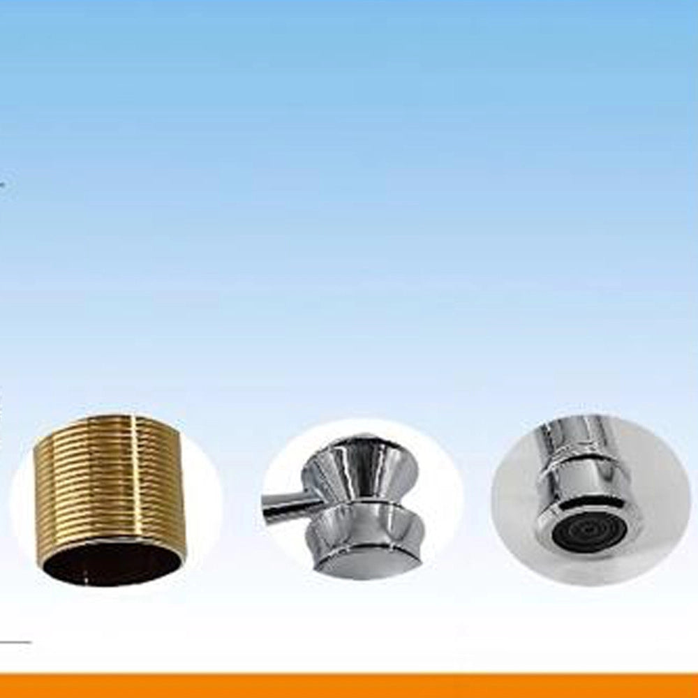 Trade Shop - Rubinetto Miscelatore Monocomando Lavabo Lavello Basso Cucina Acciaio Cromato -