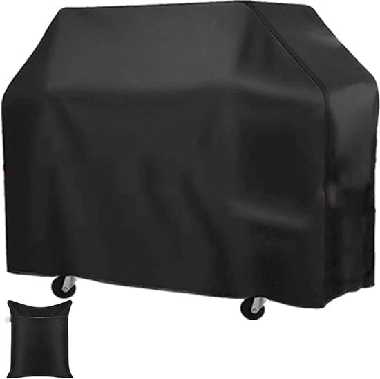 Barbecue copertina impermeabile - resistente all'usura e duratura - 1 pezzo - nero - poliestere - L: 144 x 60 x 116 cm