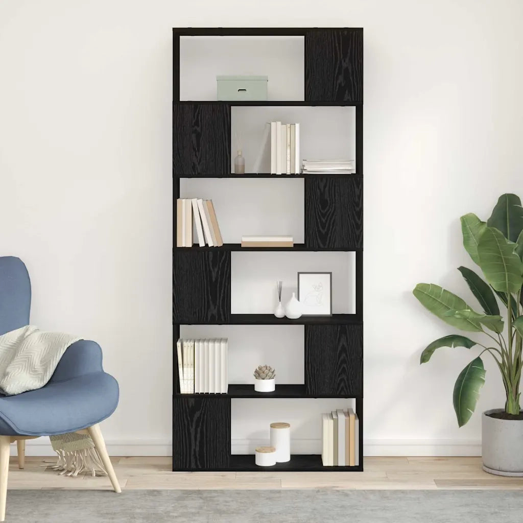 Set mobile TV 80 x 24 x 186 cm Nero Legno ingegnerizzato 863154