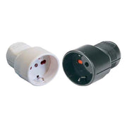 PRESA MOBILE SCHUKO/BIVALENTE 16A ROSI 2P+T - Colore nero - ROSI