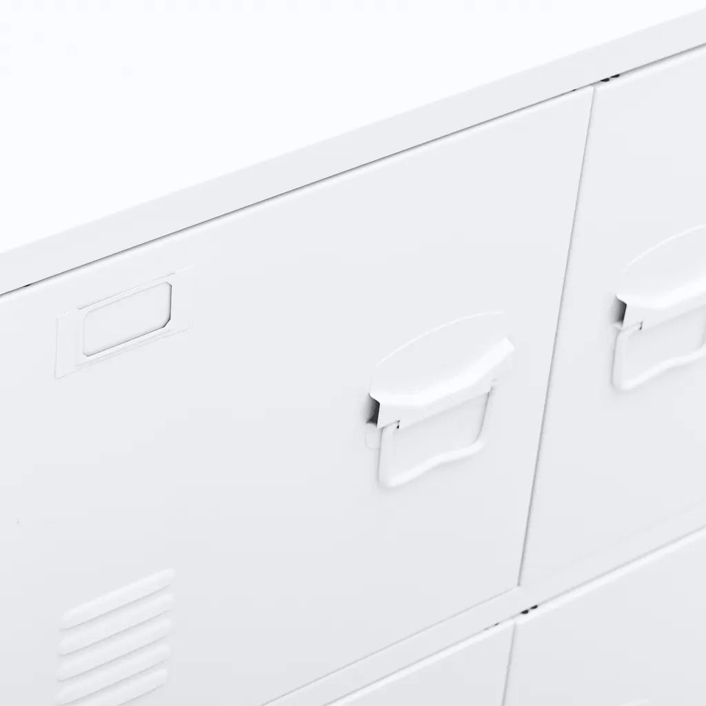 Armadio Classificatore Industriale Bianco 75x40x80 cm Acciaio cod mxl 46170