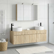Set di Armadi da Bagno 4 pcs Rovere Sonoma 100 x 14,5 x 70 cm 3406657