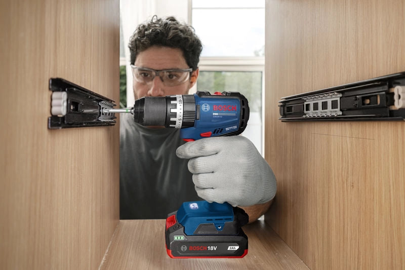 Trapano avvitatore a percussione Bosch GSB 18V-52  Brushless 18V con 2 batterie