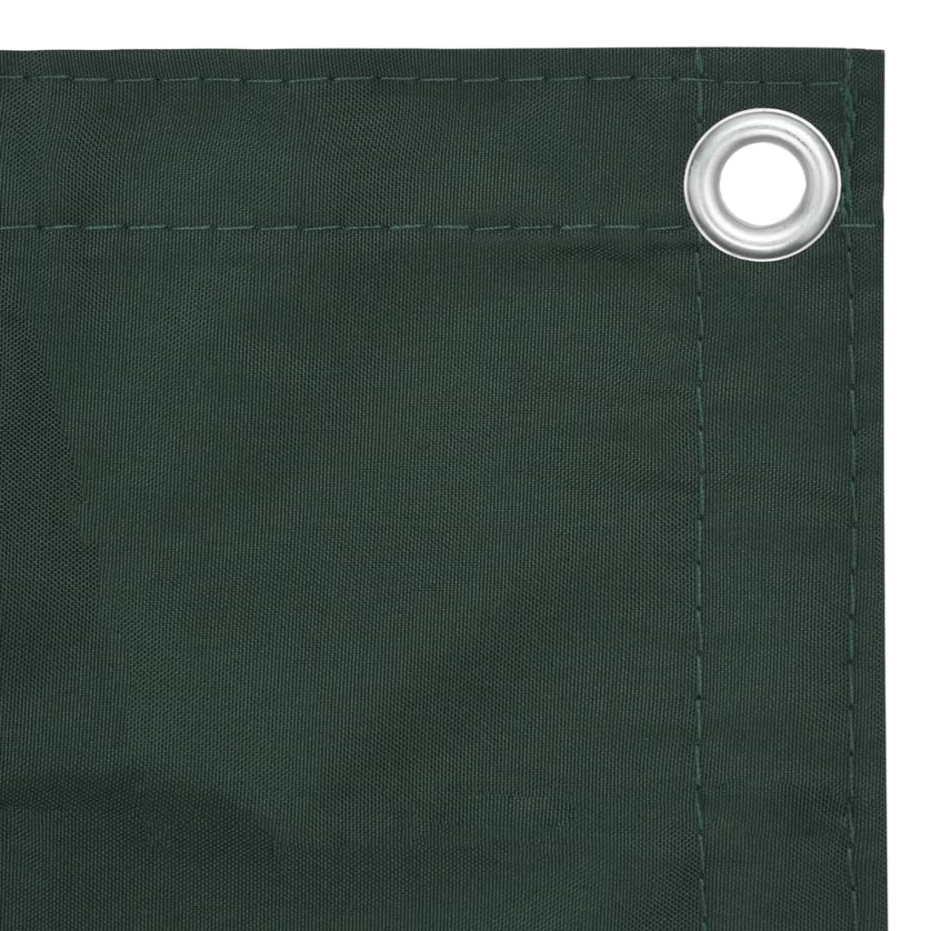 Schermo per balcone schermo per la privacy verde scuro 90 x 300 cm tessuto Oxford 02_0010447