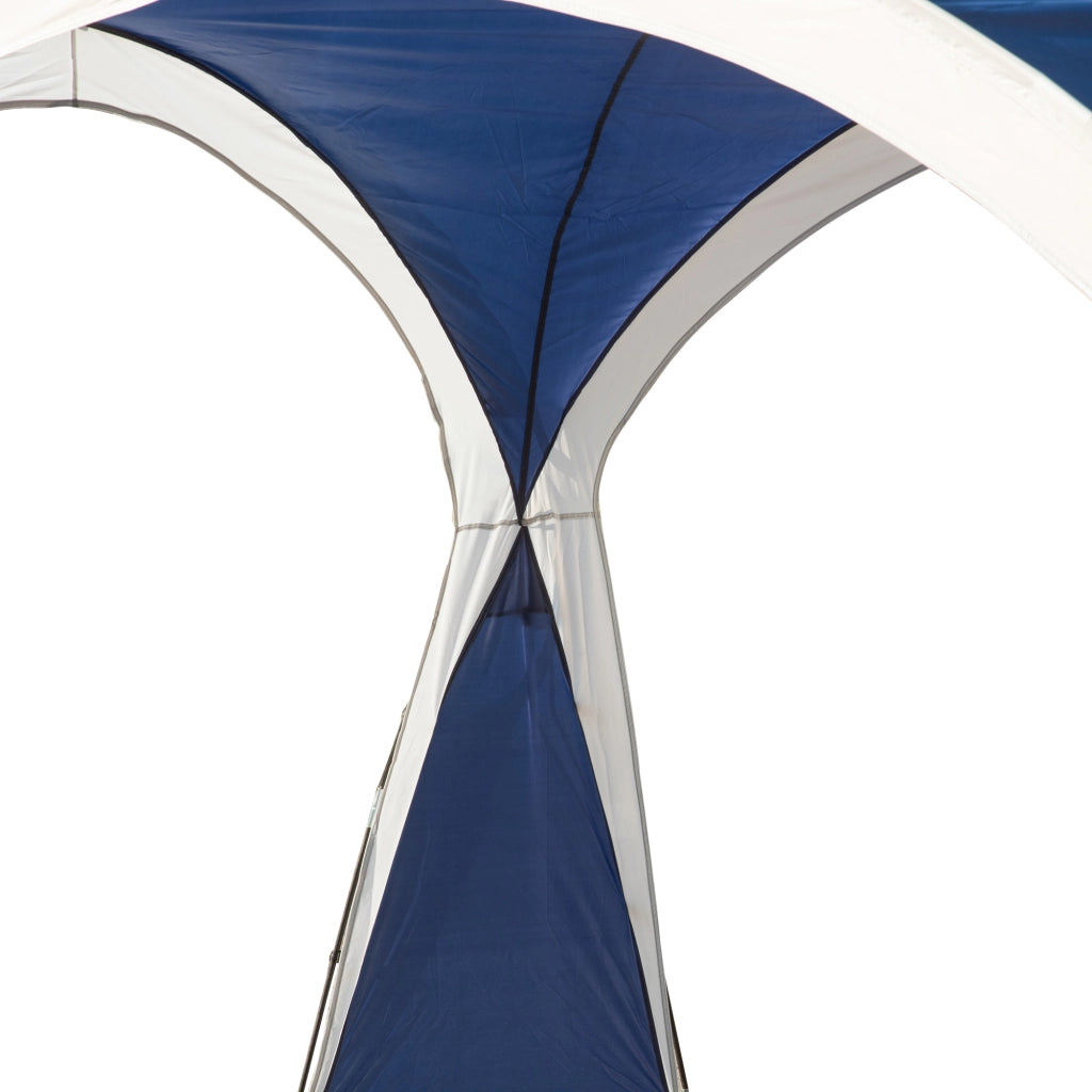 Toldo da Giardino Pieghevole 3.5x3.5 m ¨C Zephmum ¨C Blu Impermeabile con Protezione UV