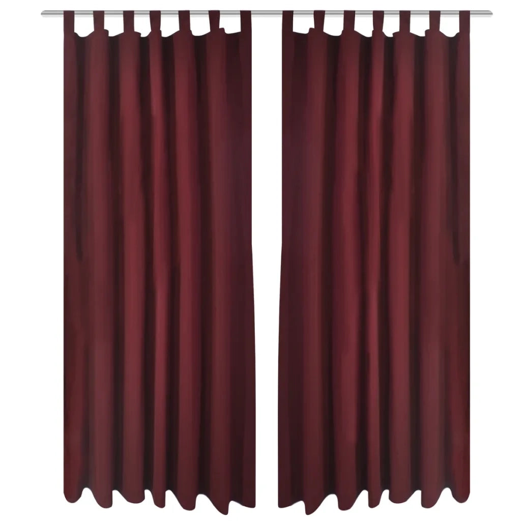 Tende Micro-Raso BordÃ² 2 pezzi con Occhielli 140 x 245 cm cod mxl 63594