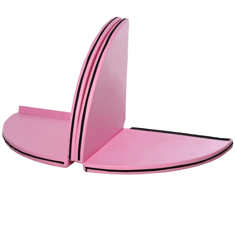 Tappetino per pole dance, tappetino rotondo in plastica spesso 5 cm per esercizi di pole dance, ginnastica, yoga, rosa