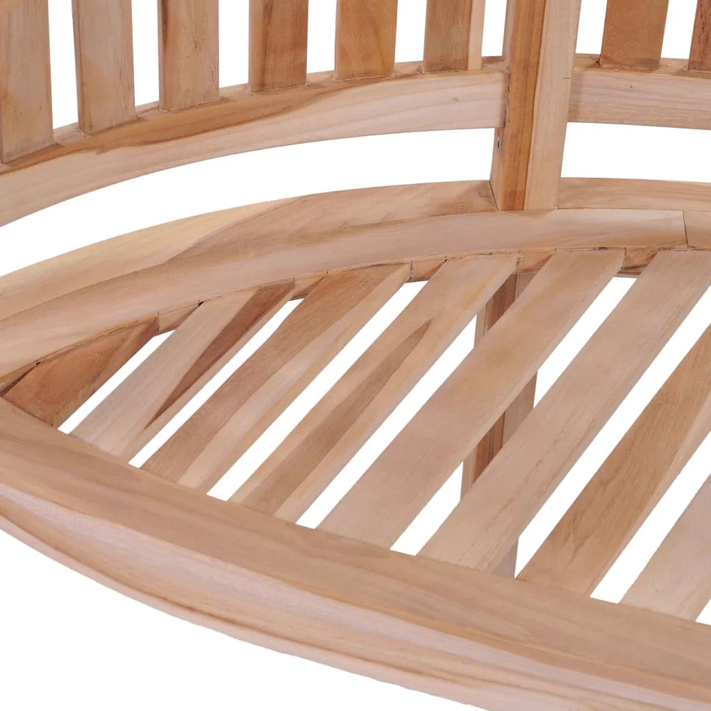 Panca da giardino a forma di banana mobili da esterno per patio mobili da terrazza 200 cm legno massello di teak 02_0011710
