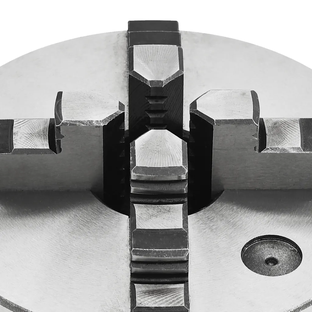 Mandrino per Tornio a 4 Griffe Autocentrante 160 mm in Acciaio CFW3952241