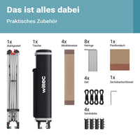 Gazebo pieghevole con zanzariera, beige 4 x 4 m, impermeabile, UV 50+, Tendone per feste