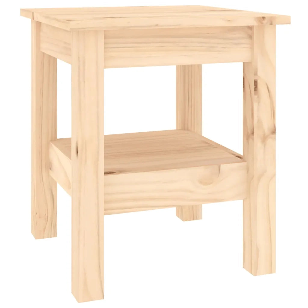 Tavolino da Salotto 35x35x40 cm Legno Massello di Pino 814259