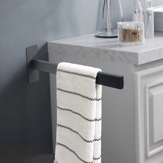 Asse da Asciugamani in Acciaio Inossidabile 304 Senza Fissare Autoadesivo Asse da Asciugamani da Parete da 40 cm per Bagno e Cucina